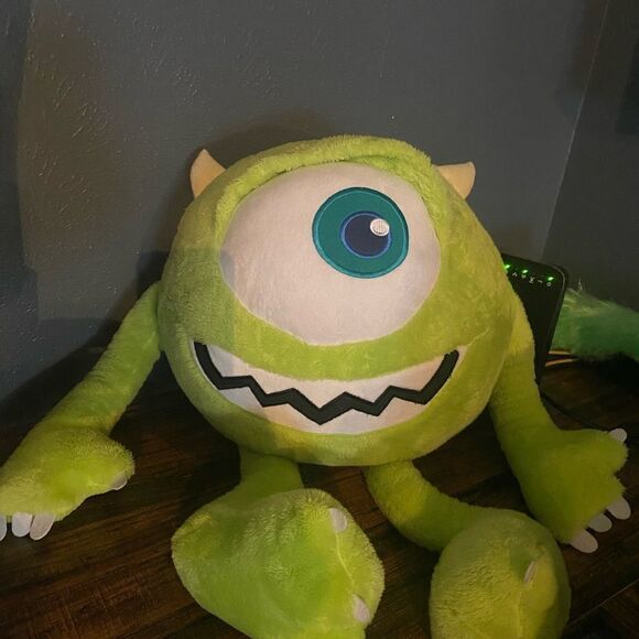 Disney Pixar Monsters Inc Mike Wazowski Plush Stuffed Animal X-Large - Picture 4 of 5